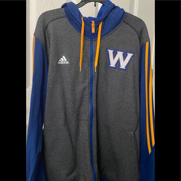 Adidas Warriors Hoodie L Men’s - Picture 1 of 2